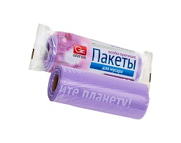 Мешки для мусора 35 л, ароматизированные, сиреневые, в рулоне 20 шт., ПНД, 12 мкм, 560х530 мм, GRIFON Полевые Цветы, 100-034 в Ноябрьске Мешки для мусора 35 л, ароматизированные, сиреневые, в рулоне 20 шт., ПНД, 12 мкм, 560х530 мм, GRIFON Полевые Цветы, 100-034 в Ноябрьске