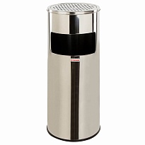 Урна с пепельницей 27 л, нержавеющая сталь, зеркальная, LAIMA PROFESSIONAL в Ноябрьске