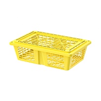 Ящик продуктовый универсальный желтый в Ноябрьске