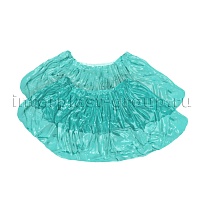 Бахилы бирюзовые 2000 шт (1000 пар), 16 мкм, однослойные, с одной резинкой, Эконом в Ноябрьске Бахилы бирюзовые 2000 шт (1000 пар), 16 мкм, однослойные, с одной резинкой, Эконом в Ноябрьске