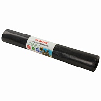 Мешки для мусора 240 л, черные, в рулоне 10 шт., ПВД 50 мкм, 1400х900 мм, LAIMA, 605337 в Ноябрьске