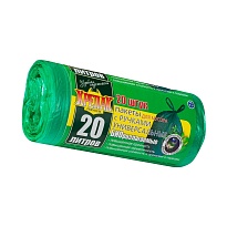 Мешки для мусора 20 л, биоразлагаемые, с ручками, черные, в рулоне 30 шт., ПНД, 10 мкм, 550х440 мм, Крепак, 4607075710047 в Ноябрьске Мешки для мусора 20 л, биоразлагаемые, с ручками, черные, в рулоне 30 шт., ПНД, 10 мкм, 550х440 мм, Крепак, 4607075710047 в Ноябрьске