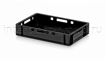 Ящик для мяса и колбасных изделий Е-1 черный в Ноябрьске Ящик для мяса и колбасных изделий Е-1 черный в Ноябрьске