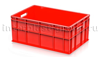Ящик для молока, мяса, овощей и фруктов сплошной красный в Ноябрьске Ящик для молока, мяса, овощей и фруктов сплошной красный в Ноябрьске