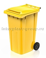 Контейнер для мусора 240 л желтый облегченный 240 желтый в Ноябрьске