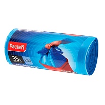 Мешки для мусора 35 л, с ушками, синие, в рулоне 30 шт., ПНД, 10,5 мкм, 640х500 мм, PACLAN Multitop, 600819 в Ноябрьске Мешки для мусора 35 л, с ушками, синие, в рулоне 30 шт., ПНД, 10,5 мкм, 640х500 мм, PACLAN Multitop, 600819 в Ноябрьске