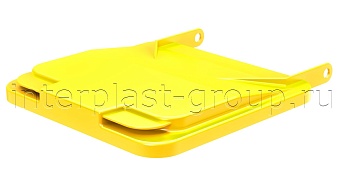 Комплект крышки для контейнера 120 л. желтая желтый в Ноябрьске Комплект крышки для контейнера 120 л. желтая желтый в Ноябрьске