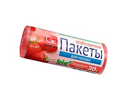 Мешки для мусора 30 л, ароматизированные, Клубника, красные, в рулоне 20 шт., ПНД, 9 мкм, 560х530 мм, GRIFON Aroma, 101-020 K в Ноябрьске Мешки для мусора 30 л, ароматизированные, Клубника, красные, в рулоне 20 шт., ПНД, 9 мкм, 560х530 мм, GRIFON Aroma, 101-020 K в Ноябрьске