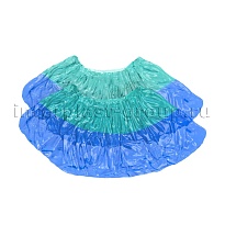 Бахилы бирюзово-синие 1000 шт (500 пар), 64 мкм, двойная подошва, двойная резинка, Особопрочные+ в Ноябрьске